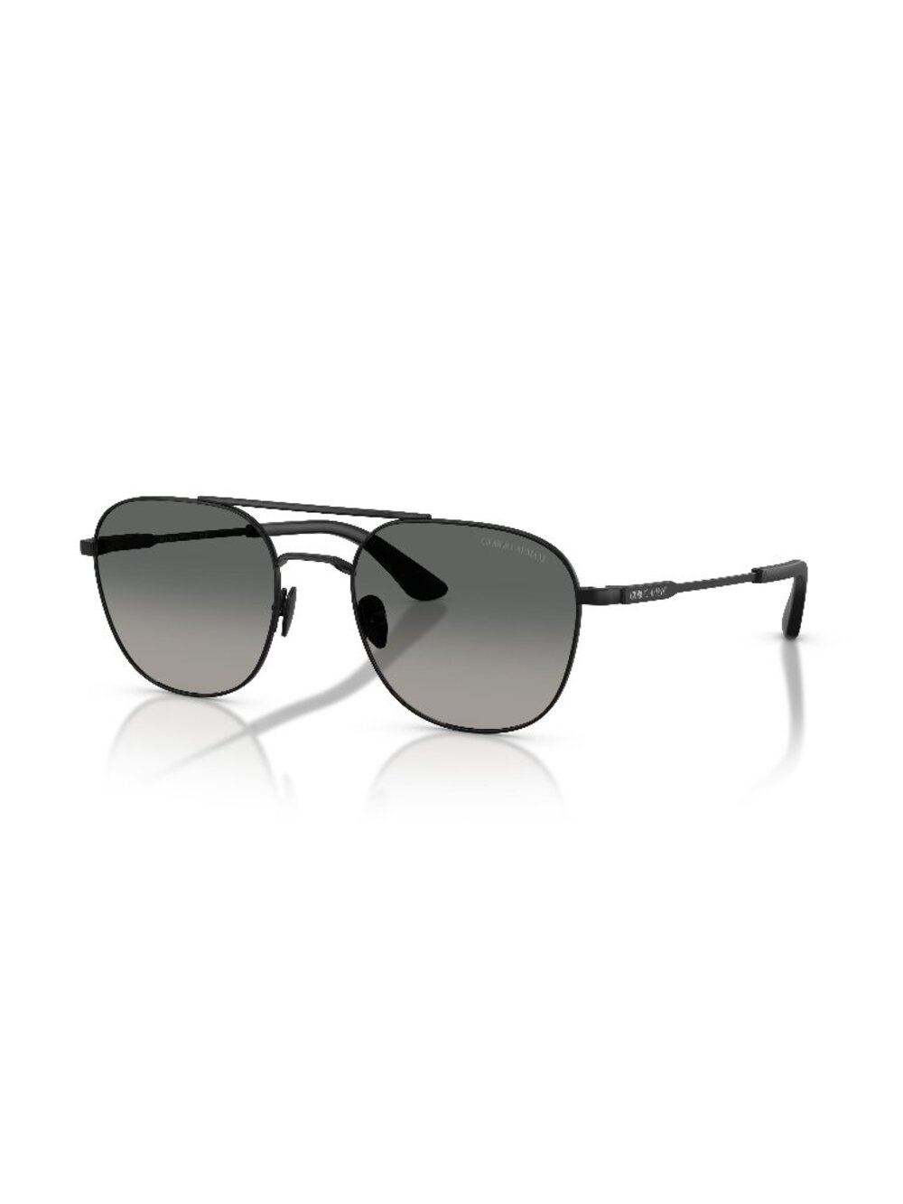 New Giorgio Armani Men's Sunglasses Black Grey Lens Metal Frame AR6178 300171 54